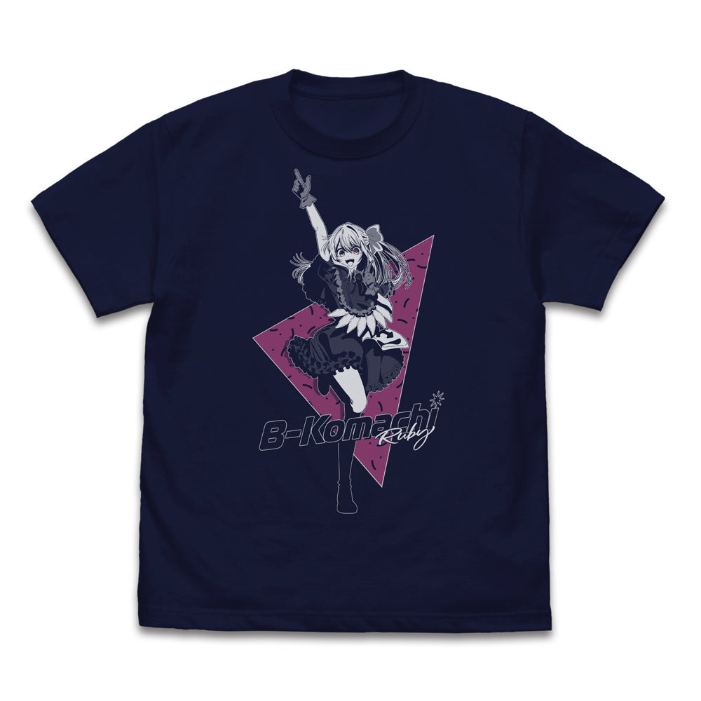 【推しの子】_B小町 ルビー Tシャツ/NAVY