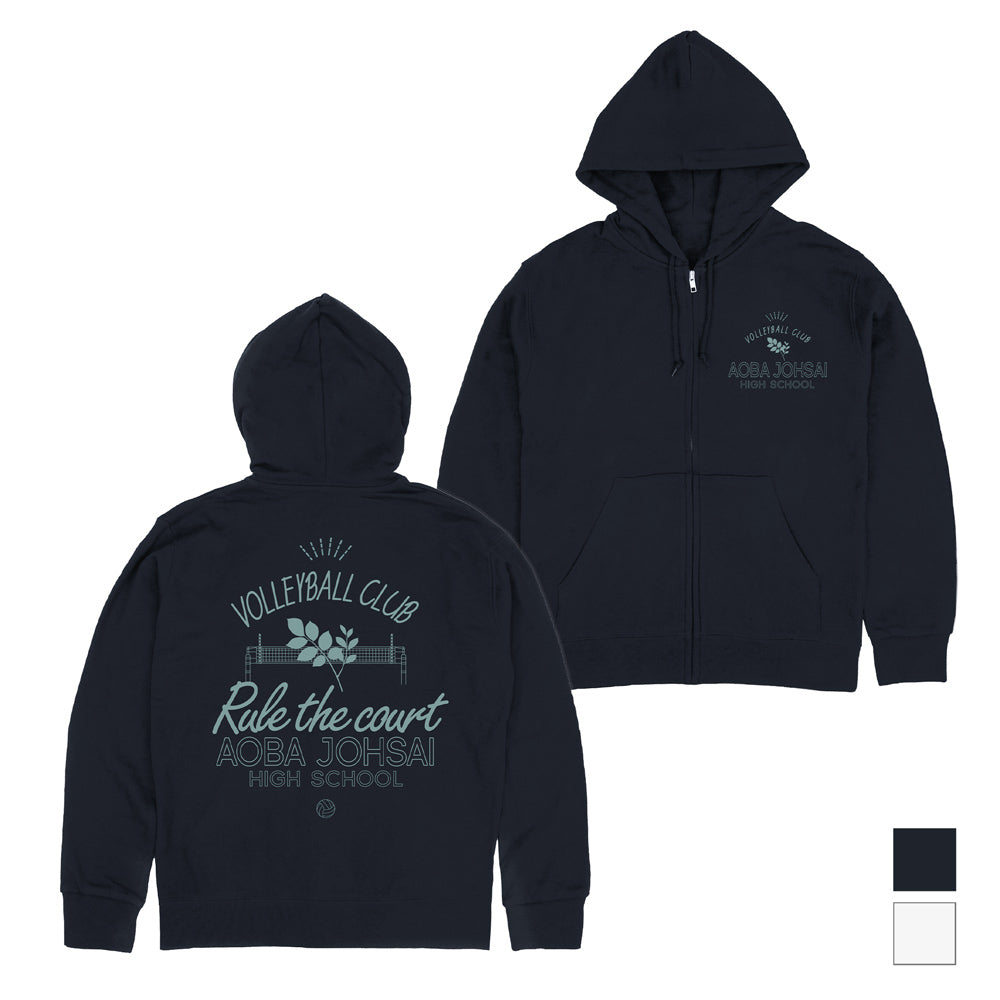 ハイキュー!!_青葉城西高校バレーボール部 ジップパーカー/NAVY