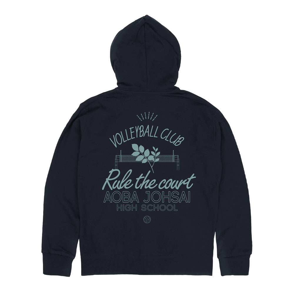 ハイキュー!!_青葉城西高校バレーボール部 ジップパーカー/NAVY