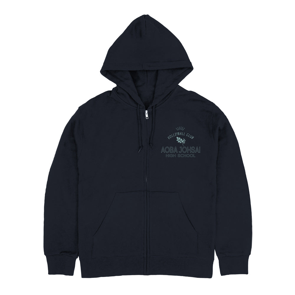 ハイキュー!!_青葉城西高校バレーボール部 ジップパーカー/NAVY
