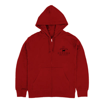 ハイキュー!!_音駒高校バレーボール部 ジップパーカー/RED