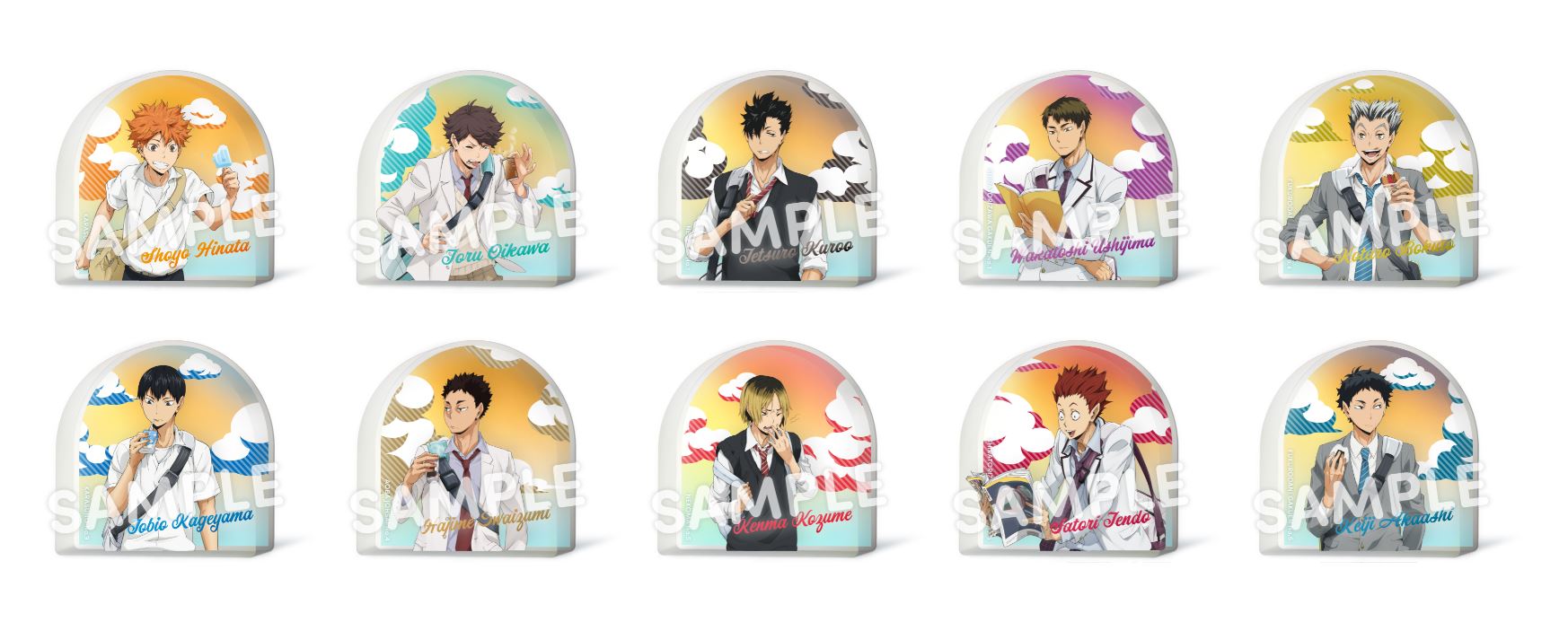 ハイキュー!!_帰り道 トレーディングアクリルブロック【BOX／10個入り】