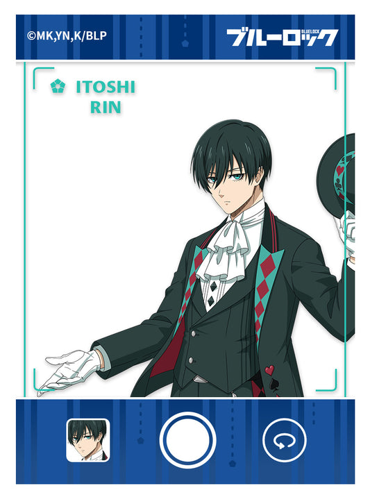 ブルーロック_AFORCE×DRAGON HORSE ブルーロック(サーカスVer.) 透明キャラクターカード 糸師凛