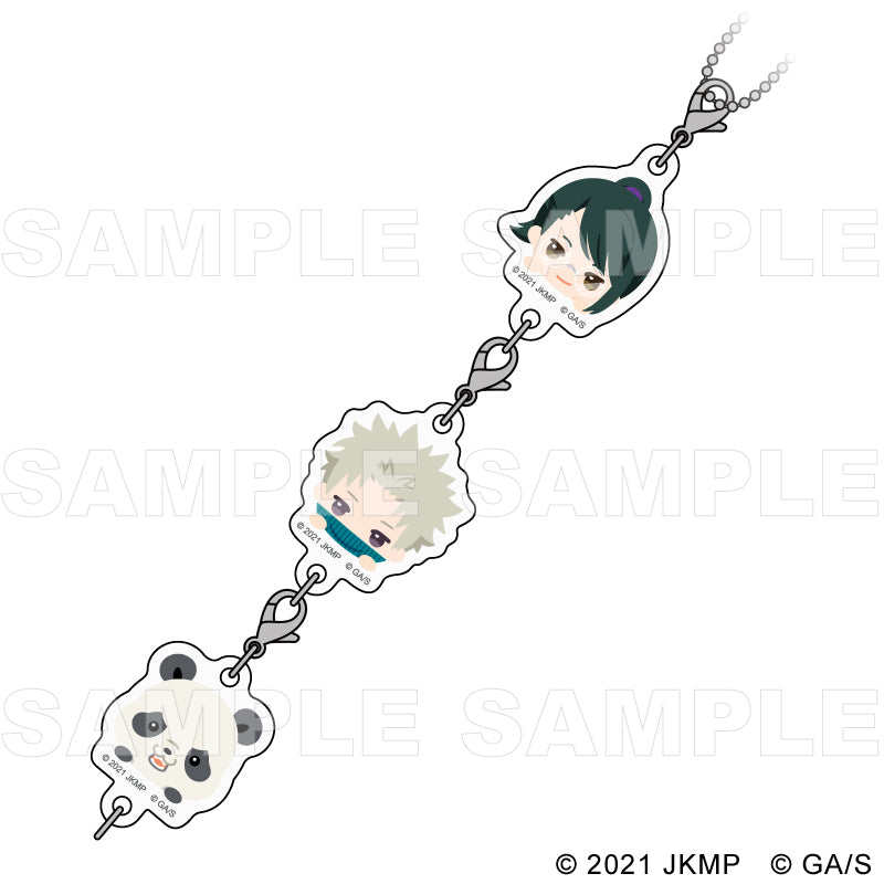 劇場版 呪術廻戦 0_ちょこっテ! 3連アクリルキーホルダー 真希・棘・パンダ