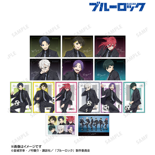 ブルーロック_描き下ろし スーツモデルver. トレーディングブロマイド(単位/BOX)【コンプリートBOX/14パック⼊り】