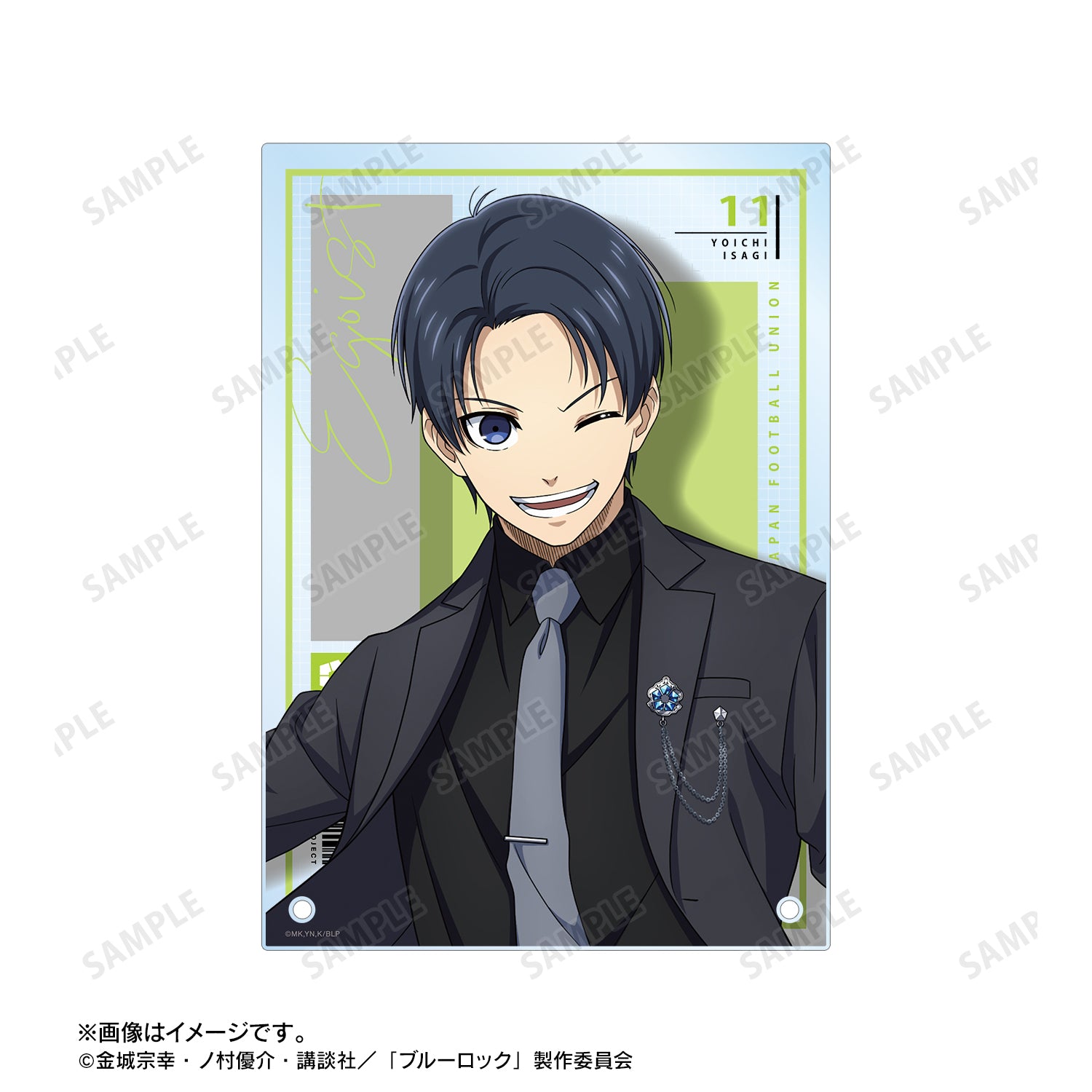 ブルーロック_描き下ろし 潔 世一 スーツモデルver. A5アクリルパネル