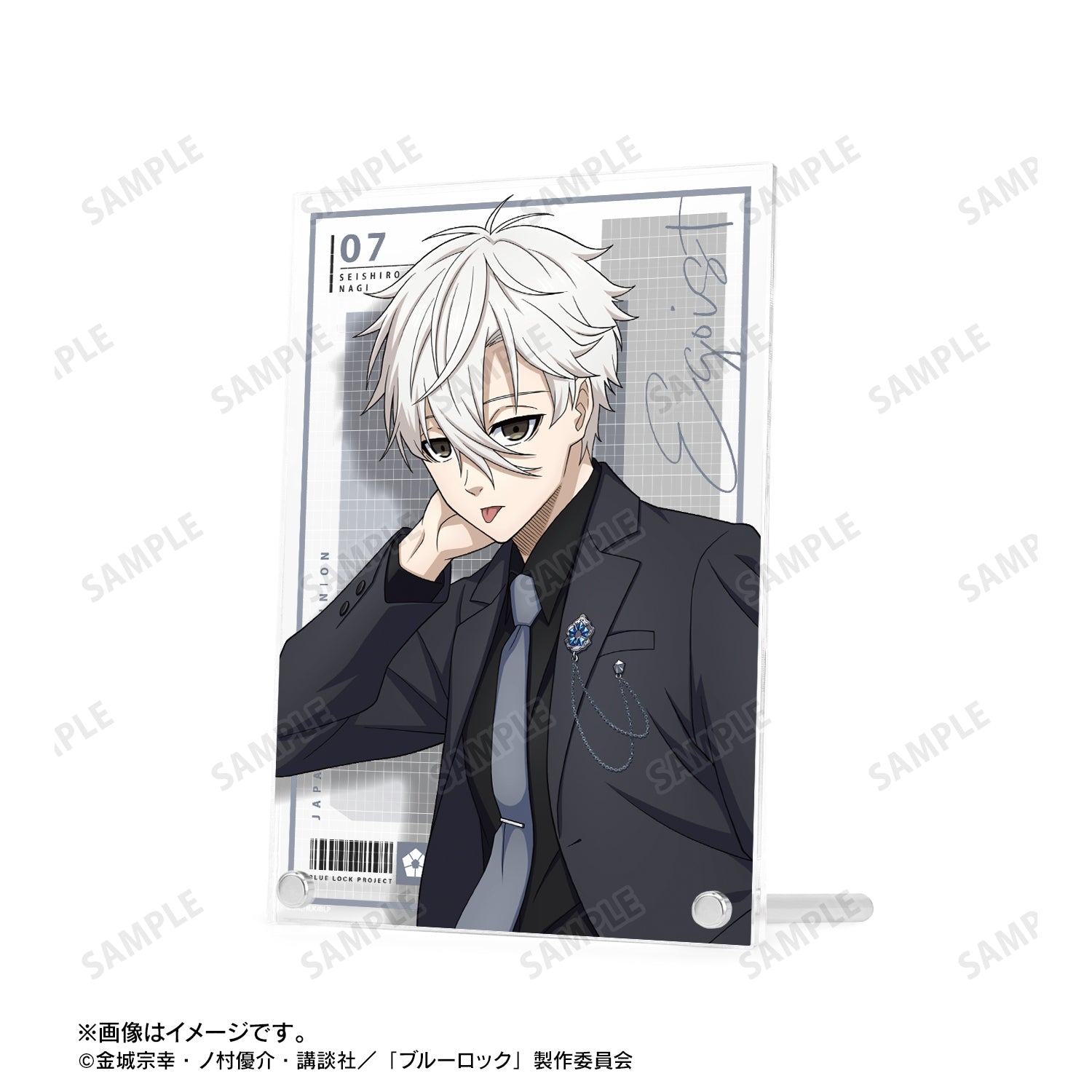 ブルーロック_描き下ろし 凪 誠士郎 スーツモデルver. A5アクリルパネル