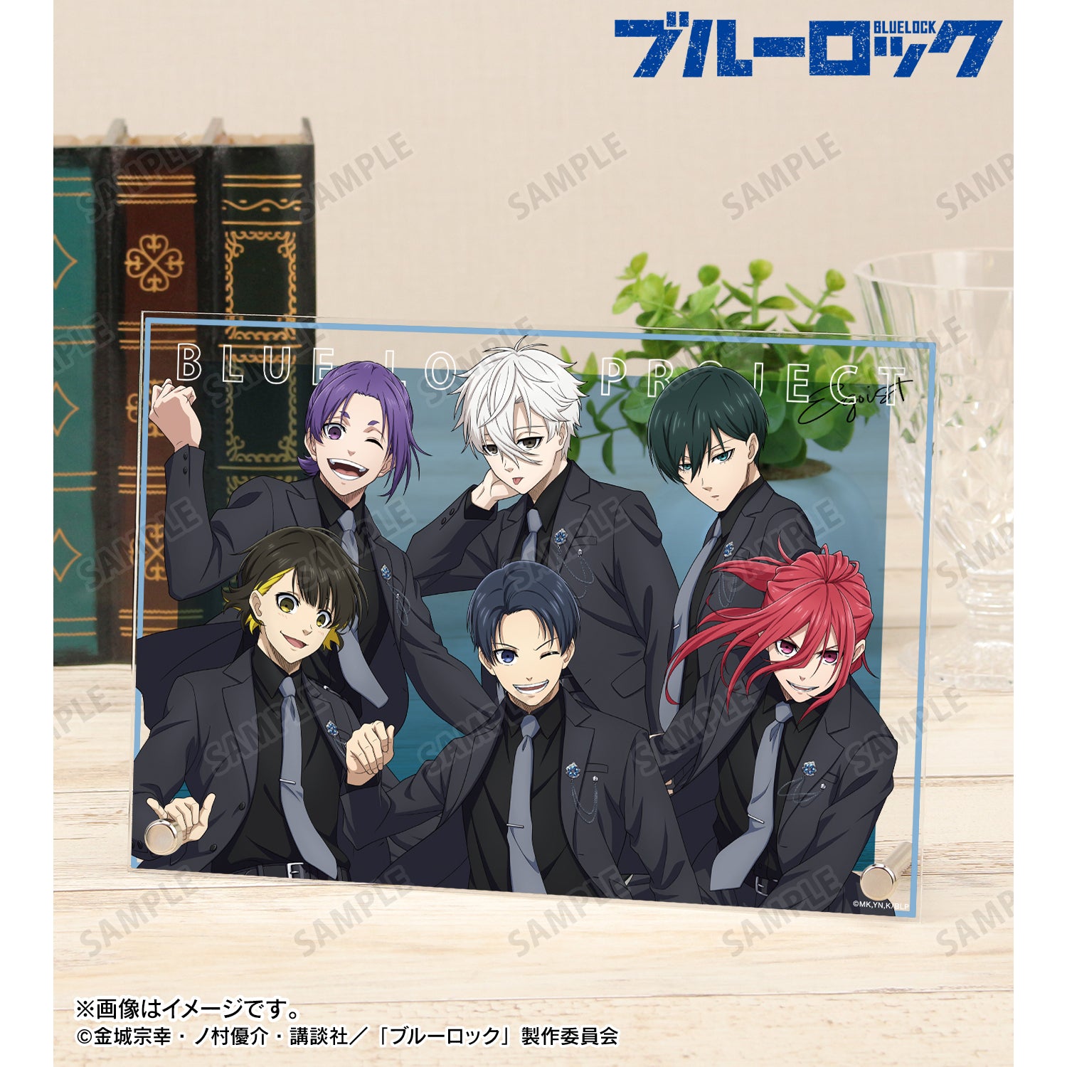ブルーロック_描き下ろし 集合 スーツモデルver. A5アクリルパネル