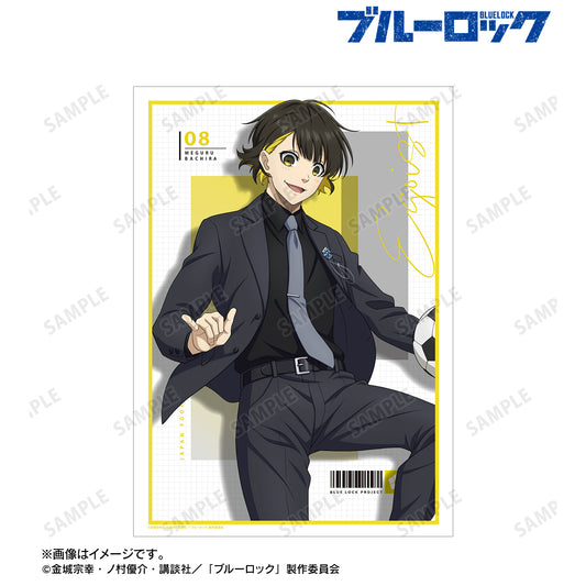 ブルーロック_描き下ろし 蜂楽 廻 スーツモデルver. A3マット加工ポスター