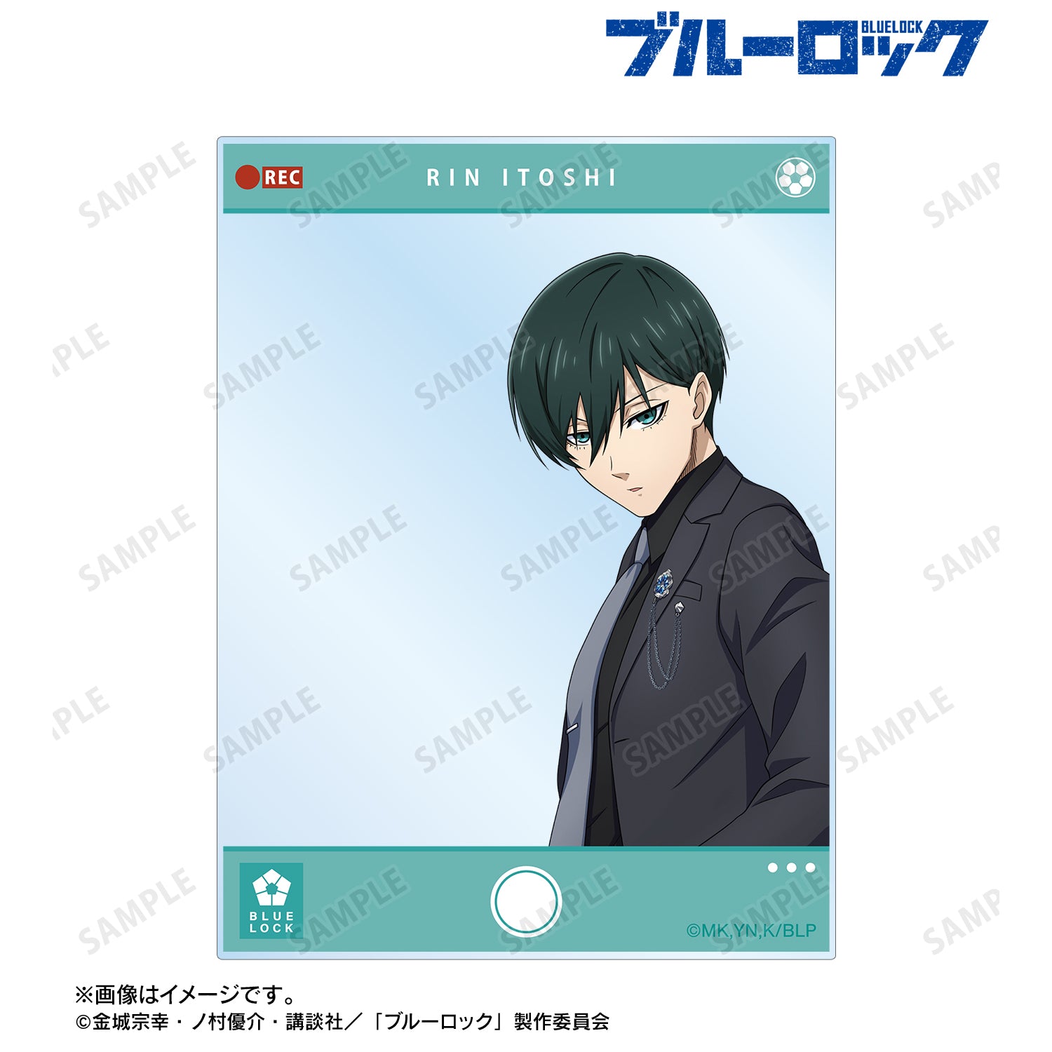 ブルーロック_描き下ろし 糸師 凛 スーツモデルver. アクリルカード