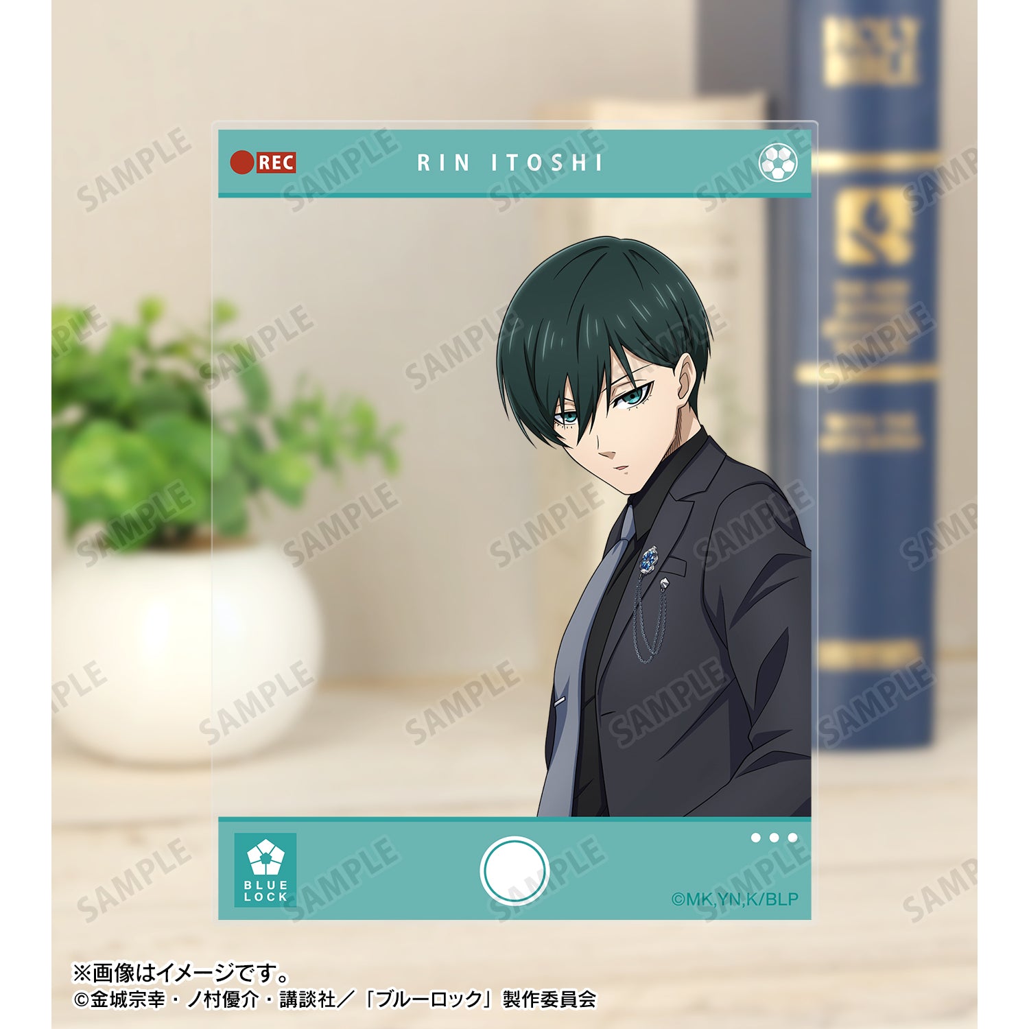 ブルーロック_描き下ろし 糸師 凛 スーツモデルver. アクリルカード