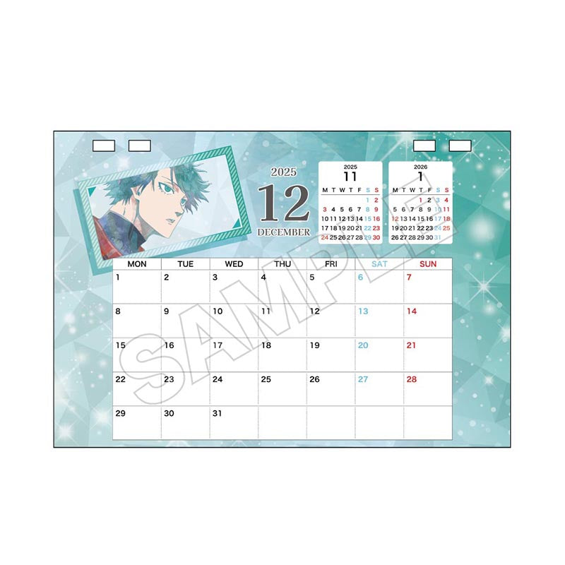 ブルーロック_Jewel Flash デスクカレンダー 2025