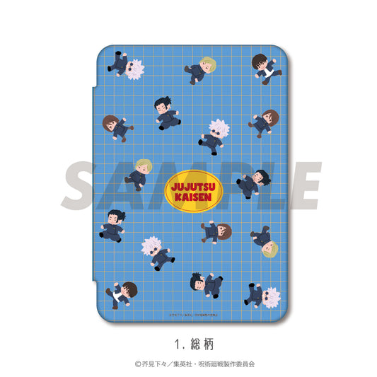 呪術廻戦_(Pro11/Air4/Air5)_iPad手帳型ケース（懐玉・玉折）  01.総柄