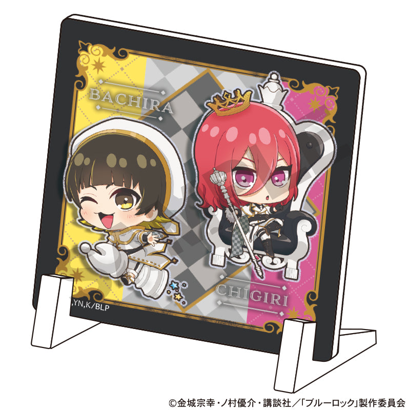 ブルーロック_ミニアクリルパネル　蜂楽廻　千切豹馬　ミニキャラ　チェス
