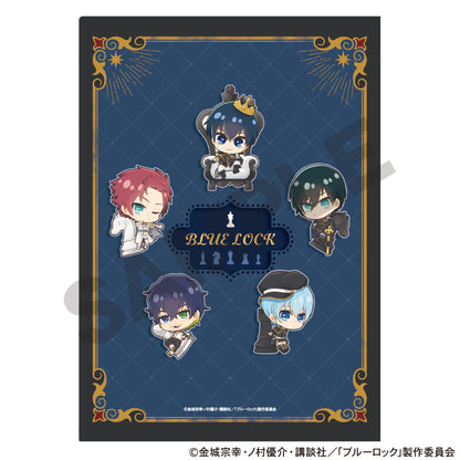 ブルーロック_シングルクリアファイル　ブルー　ミニキャラ　チェス