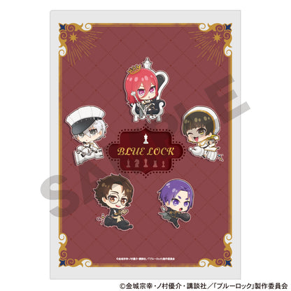 ブルーロック_シングルクリアファイル　レッド　ミニキャラ　チェス