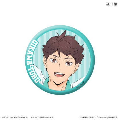 ハイキュー!!_缶バッジ　イニシャル体操ver. （ブラインド） 全8種　 【コンプリートBOX／8個入り】