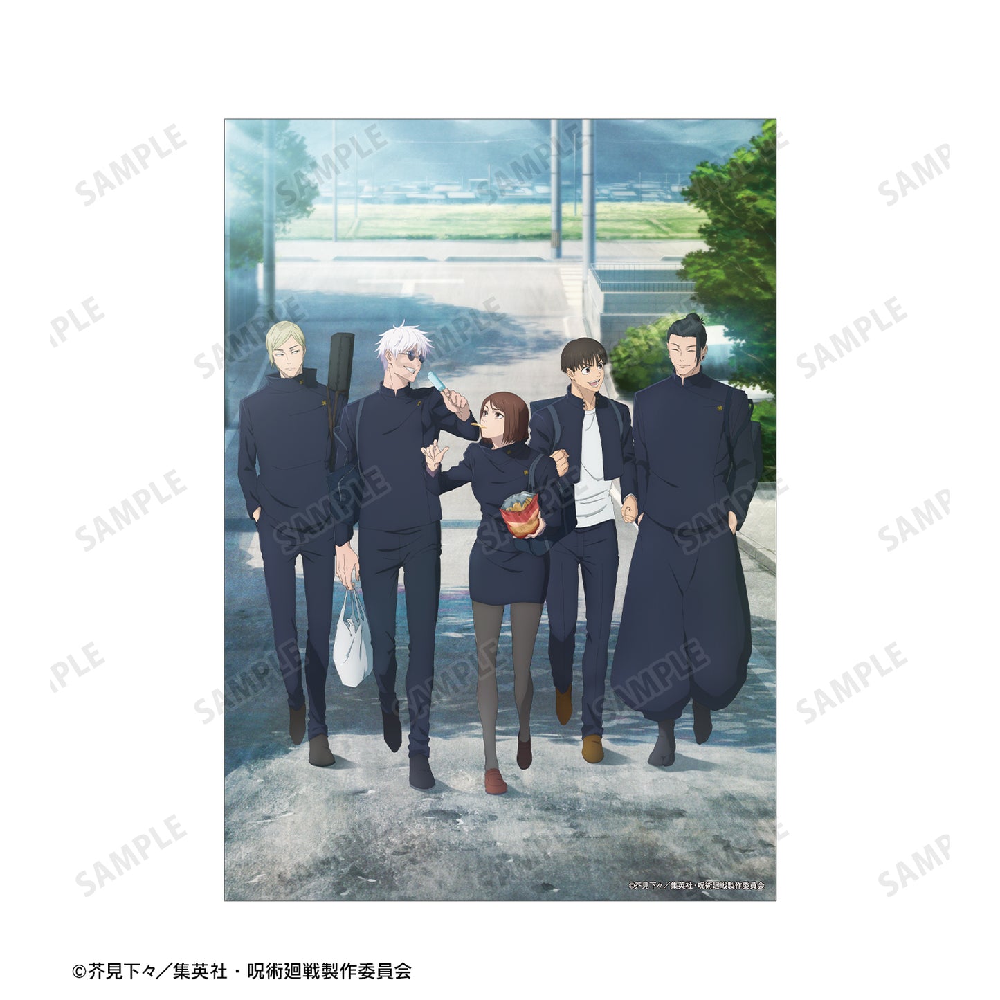 呪術廻戦_集合 懐玉・玉折 A5イラストカード