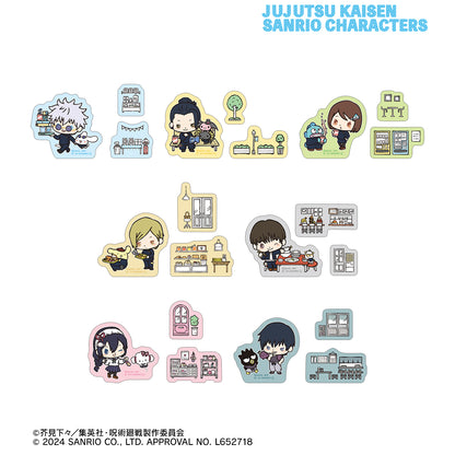 呪術廻戦×サンリオキャラクターズ_集合 懐玉・玉折 フレークシール