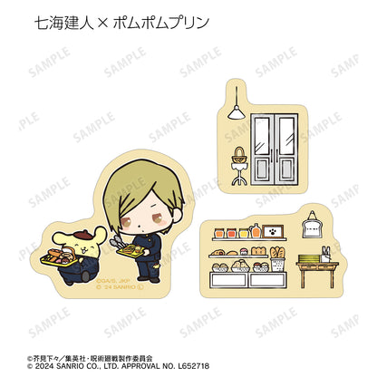 呪術廻戦×サンリオキャラクターズ_集合 懐玉・玉折 フレークシール