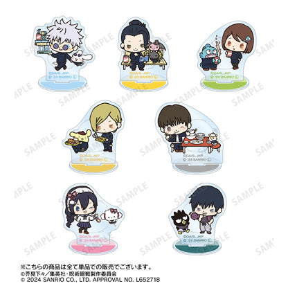 呪術廻戦×サンリオキャラクターズ_天内理子×こぎみゅん 懐玉・玉折 アクリルスタンドマルチバッジ