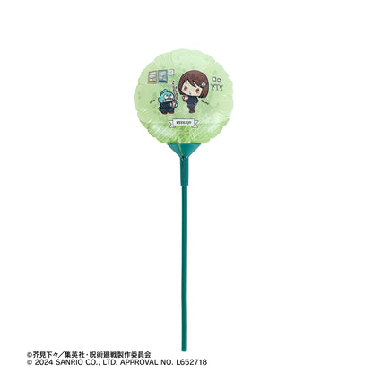 呪術廻戦×サンリオキャラクターズ_家入硝子×ハンギョドン 懐玉・玉折 スティックバルーン