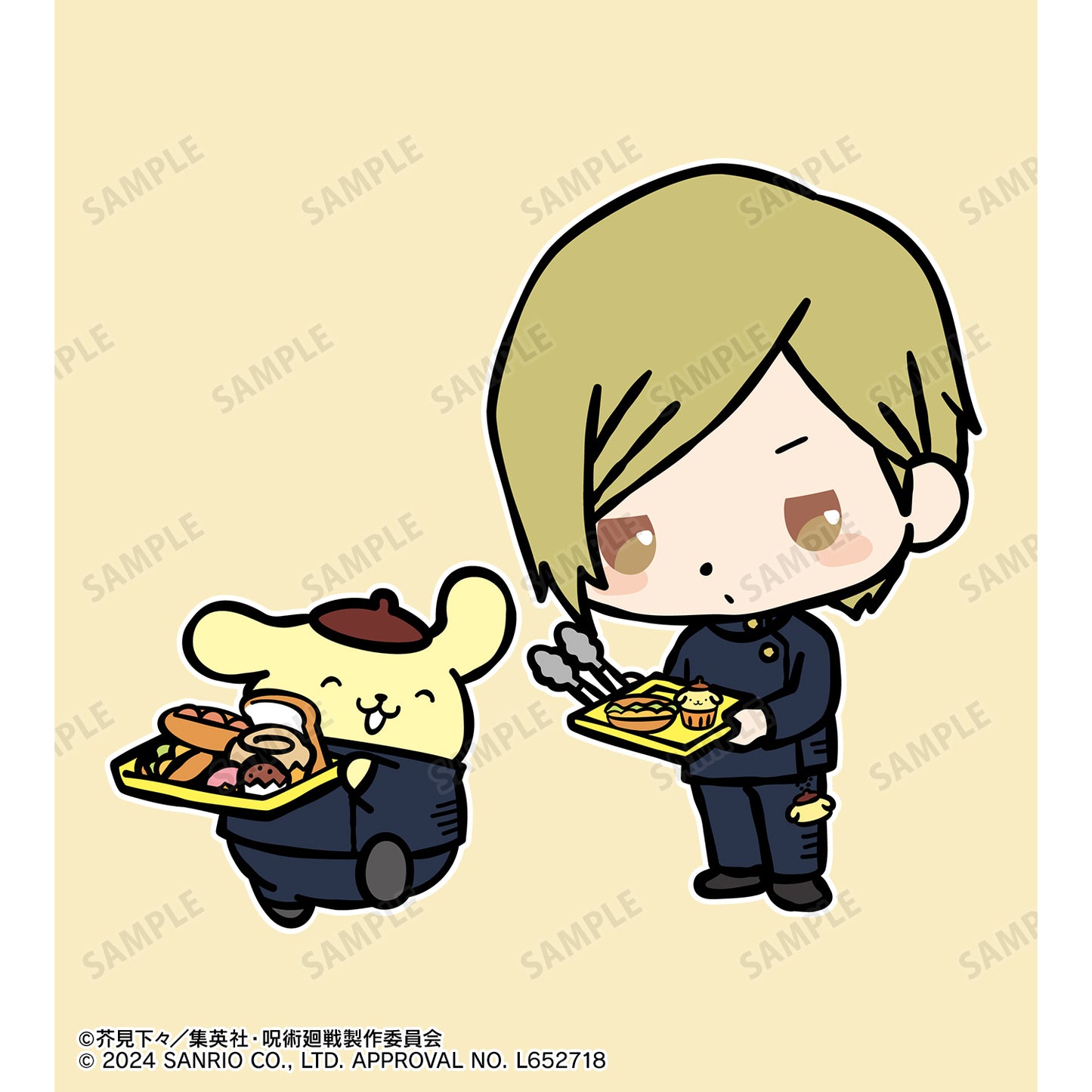 呪術廻戦×サンリオキャラクターズ_七海建人×ポムポムプリン 懐玉・玉折 スティックバルーン