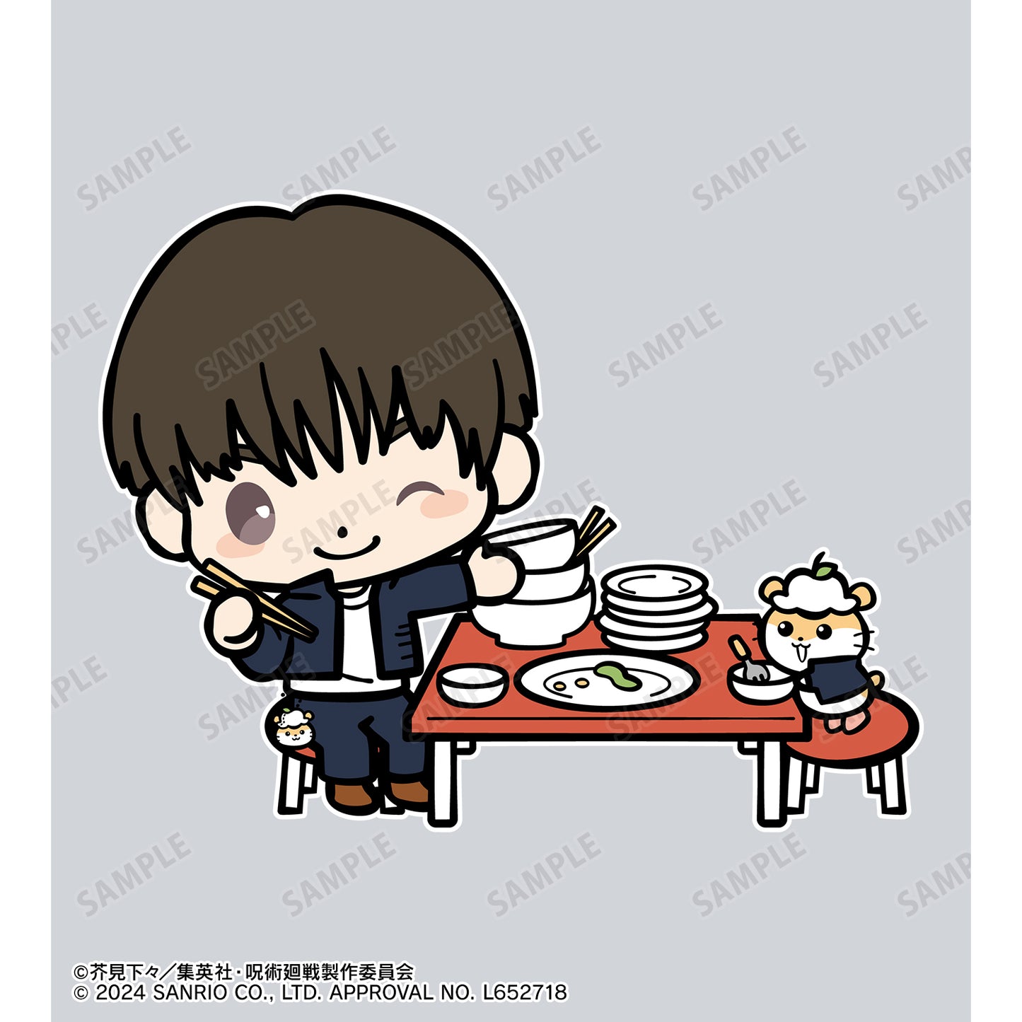 呪術廻戦×サンリオキャラクターズ_灰原 雄×コロコロクリリン 懐玉・玉折 スティックバルーン