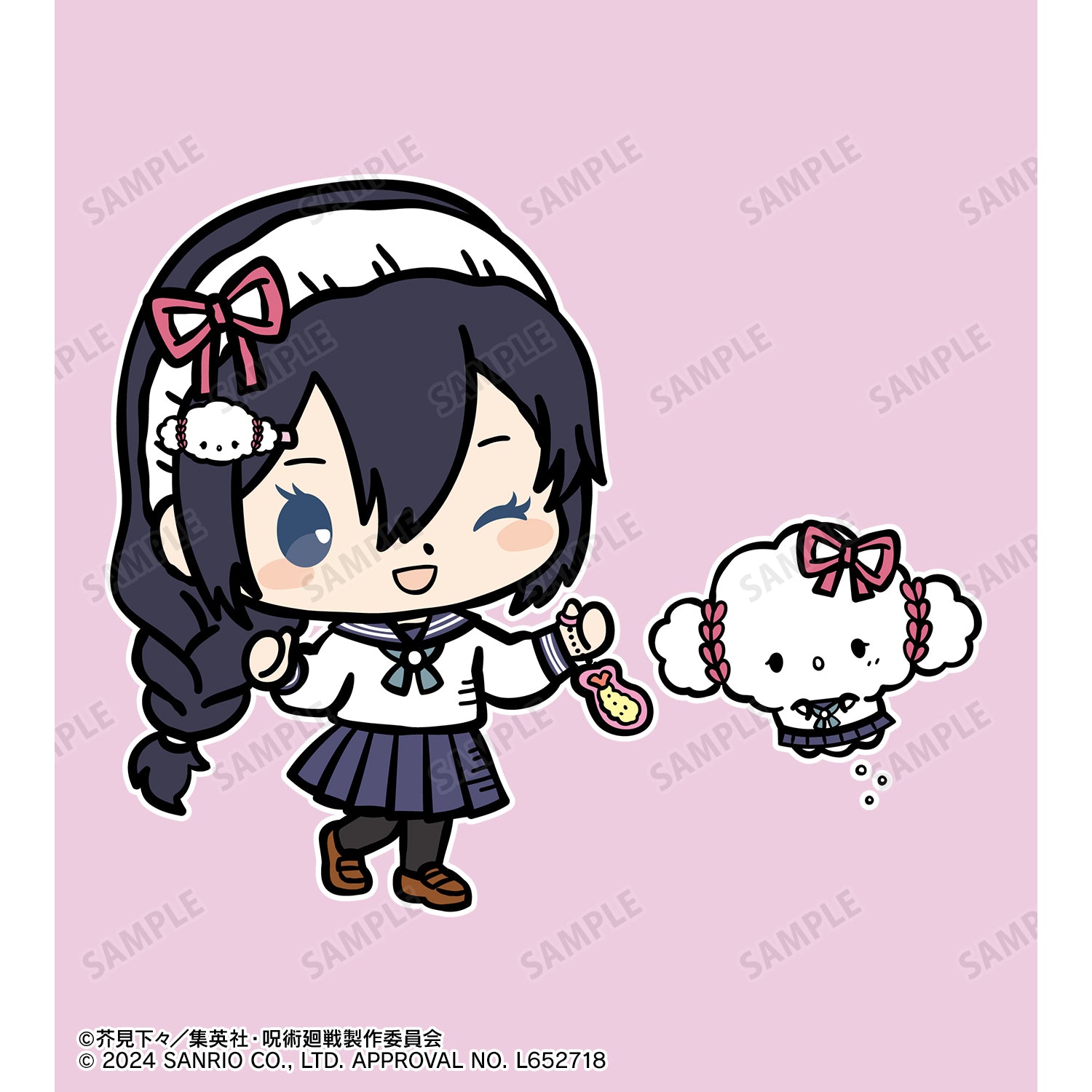 呪術廻戦×サンリオキャラクターズ_天内理子×こぎみゅん 懐玉・玉折 スティックバルーン