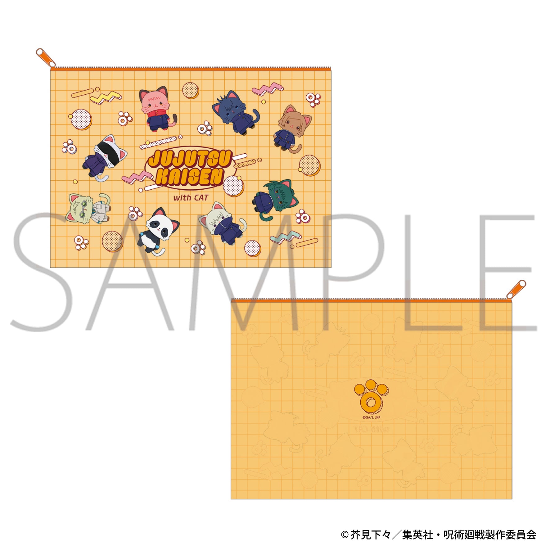 呪術廻戦　第2期_withCAT illustration Ver. クリアポーチ A