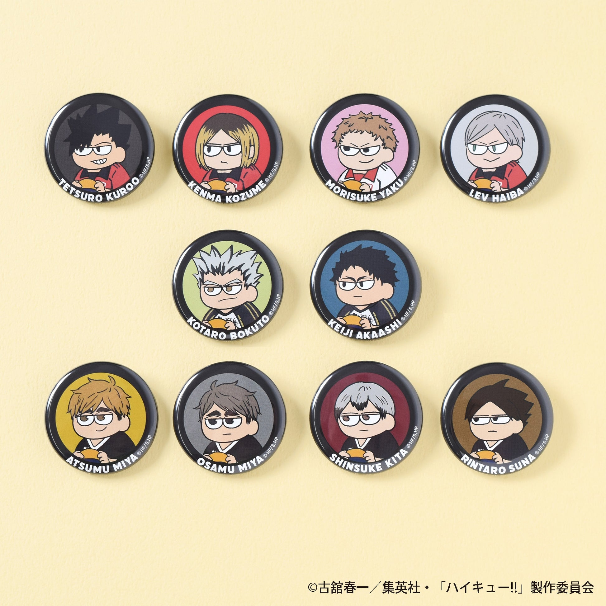 ハイキュー!!_ジロリ 缶バッジ春高【BOX／10個入り】