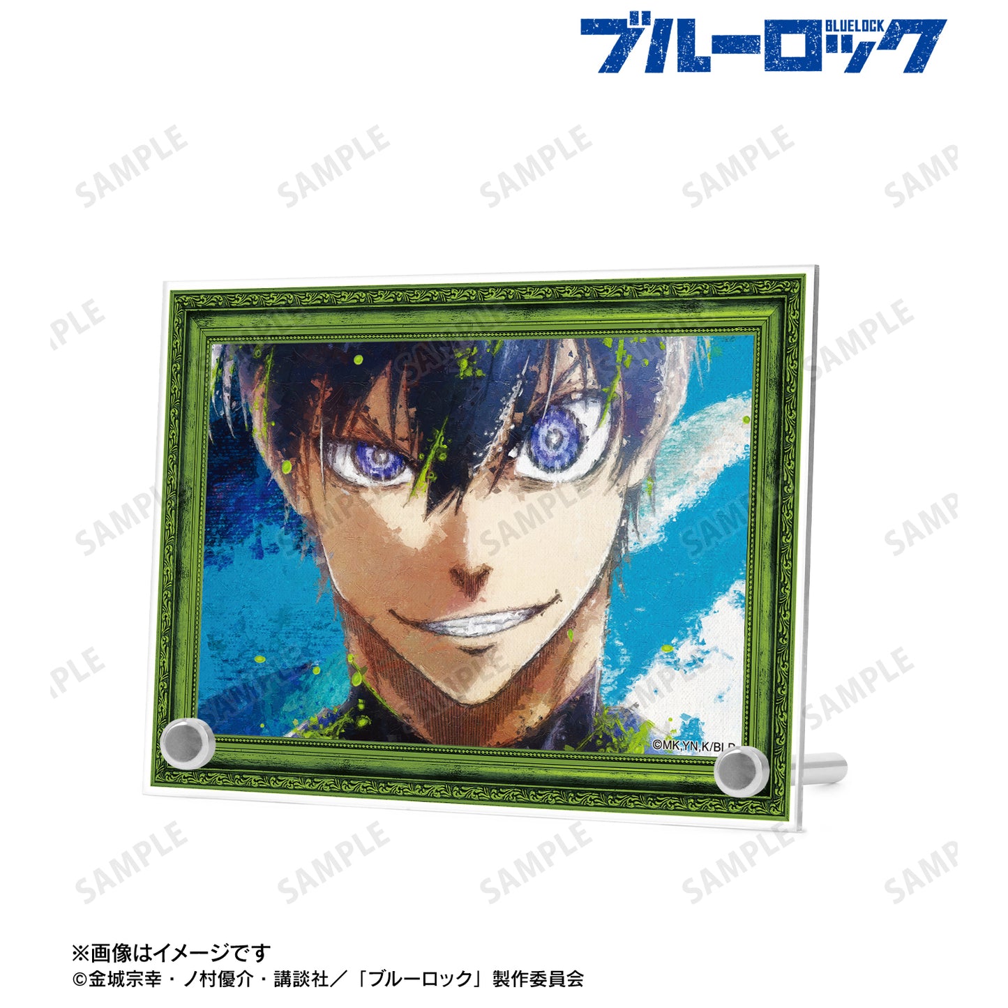 ブルーロック_潔 世一 grunge CANVAS A6アクリルパネル