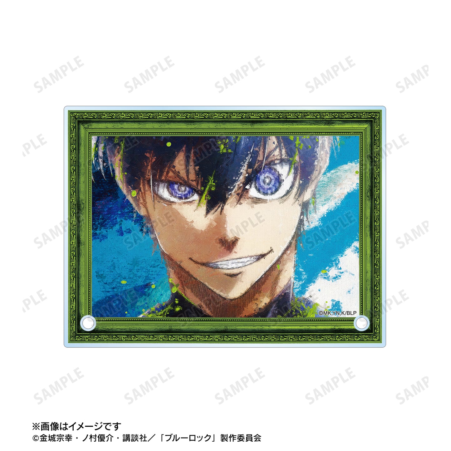 ブルーロック_潔 世一 grunge CANVAS A6アクリルパネル