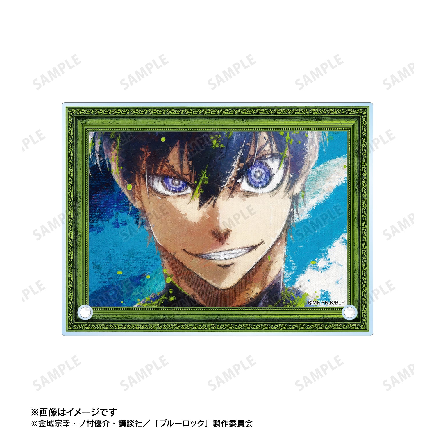 ブルーロック_潔 世一 grunge CANVAS A6アクリルパネル