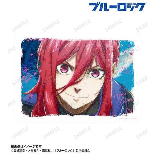 ブルーロック_千切 豹馬 grunge CANVAS A3マット加工ポスター