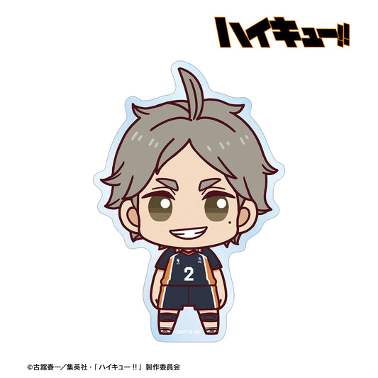 ハイキュー!!_菅原孝支 ちょこんと！ ダイカットステッカー