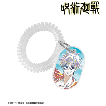 呪術廻戦_五条 悟 めんそーれ Ani-Art 第2弾 懐玉・玉折 ロッカーキー風アクリルキーホルダー