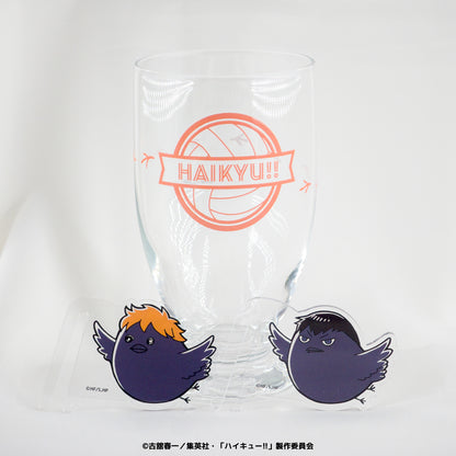 ハイキュー!!_グラスマーカー付グラス 01.烏野高校