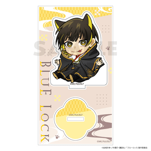 ブルーロック_アクリルスタンド（蜂楽 廻／和服ケモミミ）