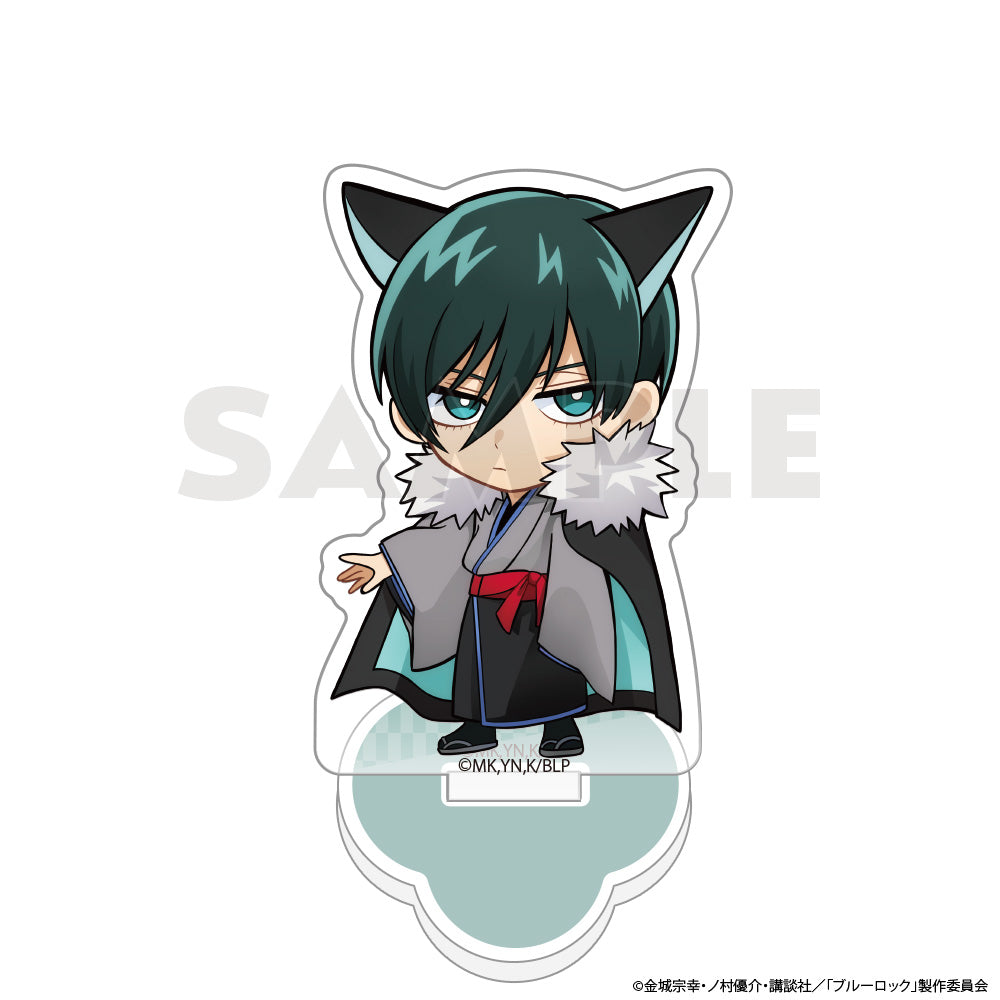 ブルーロック_アクリルスタンド（糸師 凛／和服ケモミミ）