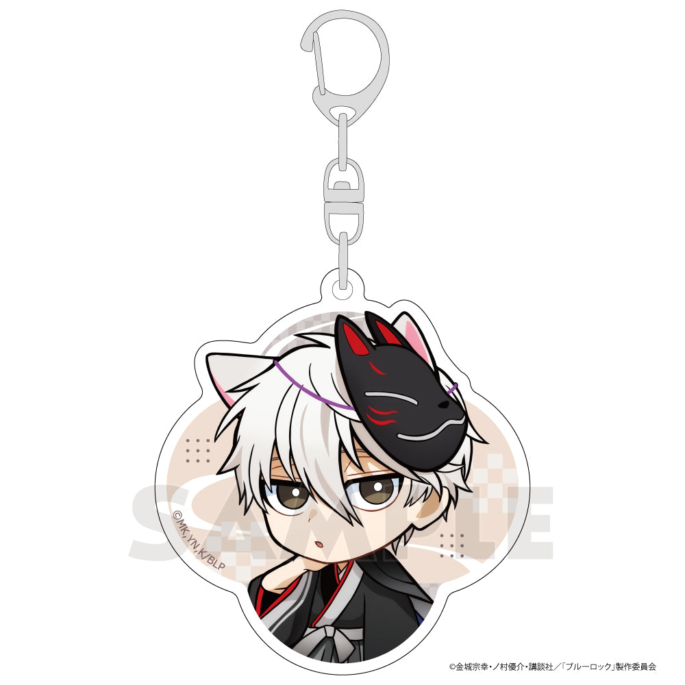 ブルーロック_アクリルキーホルダー（凪 誠士郎／和服ケモミミ）