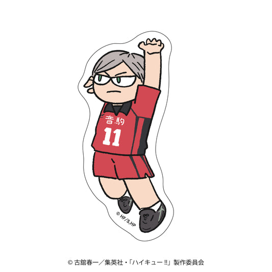 ハイキュー!!_ジロリ ダイカットステッカー試合ver.(灰羽リエーフ)