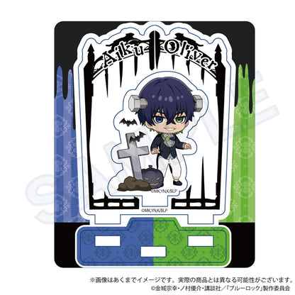 ブルーロック_トレーディングぷちアクリルスタンド ブラックハロウィン ver.【BOX／9個入り】
