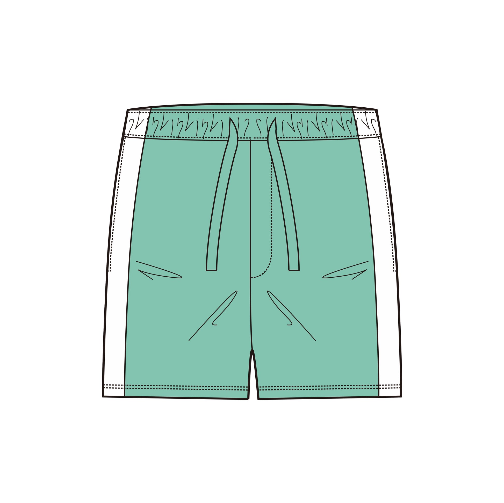 ハイキュー!!_Lサイズ_高校ユニフォーム ハーフパンツ 青葉城西高校