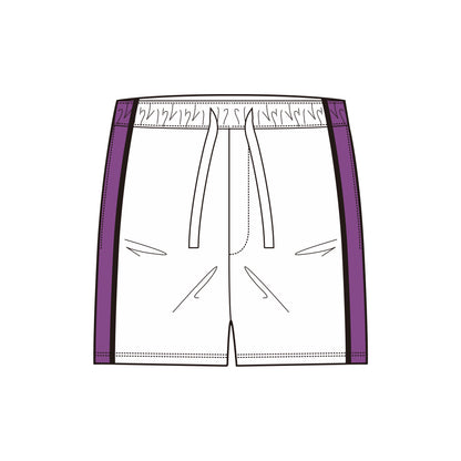 ハイキュー!!_Mサイズ_高校ユニフォーム ハーフパンツ 白鳥沢学園高校