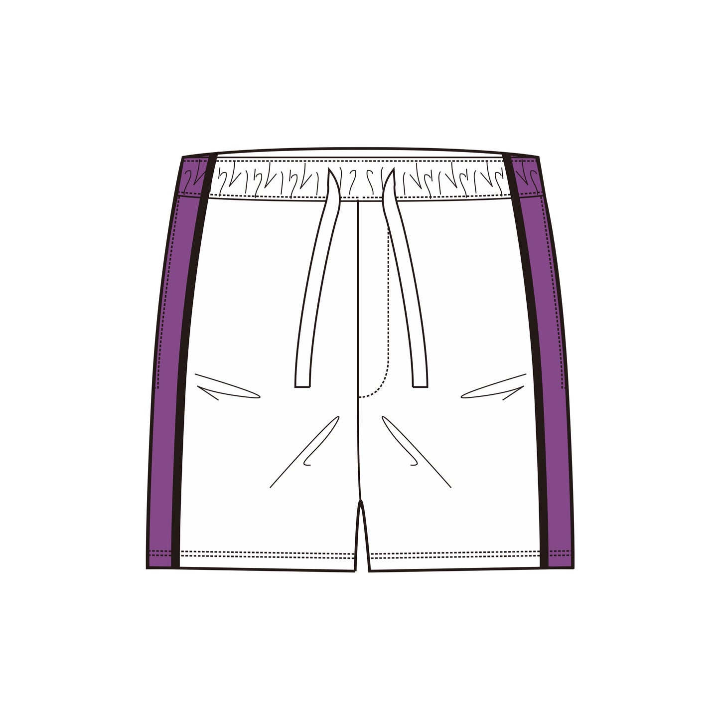 ハイキュー!!_Lサイズ_高校ユニフォーム ハーフパンツ 白鳥沢学園高校