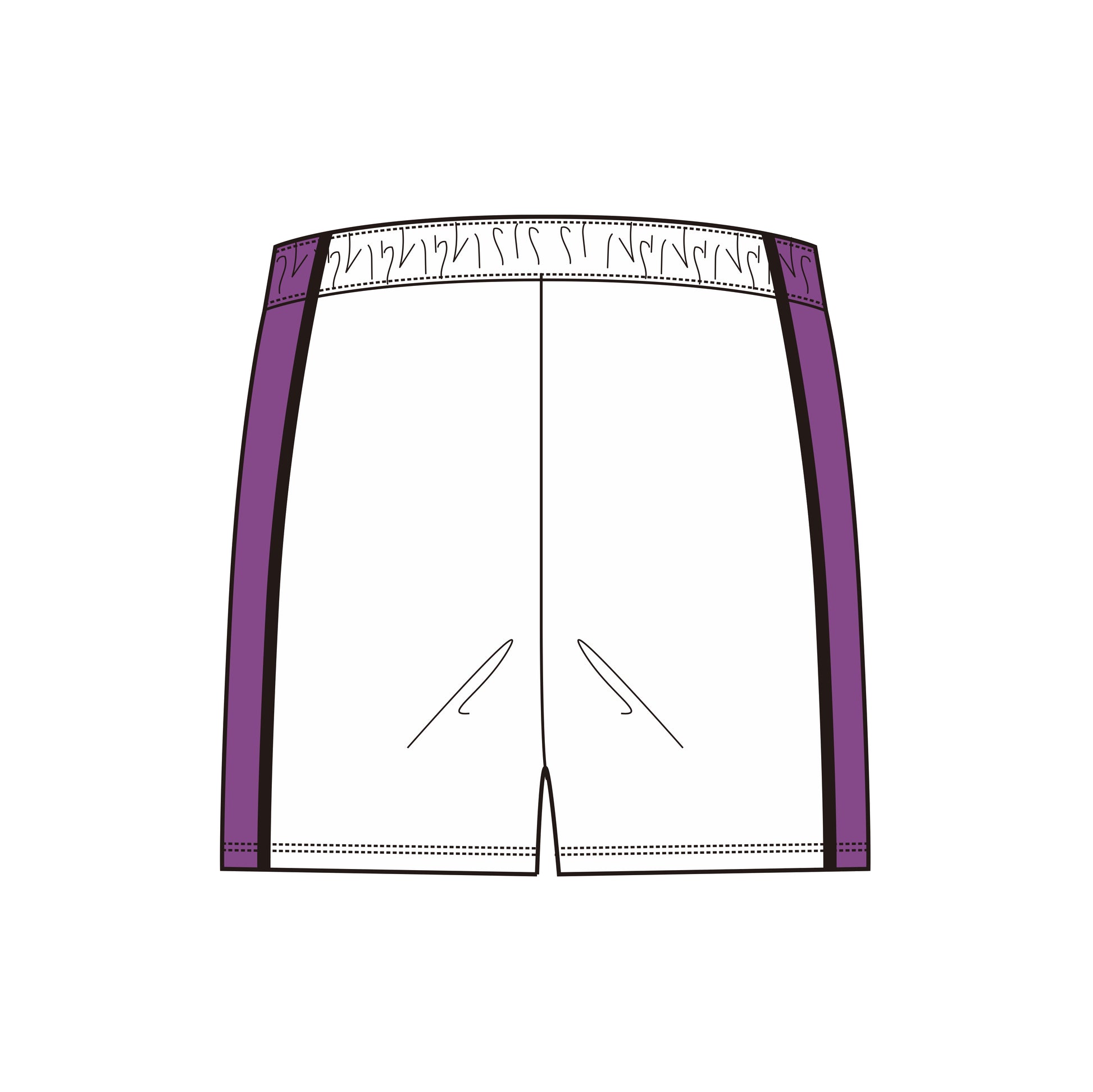 ハイキュー!!_Lサイズ_高校ユニフォーム ハーフパンツ 白鳥沢学園高校