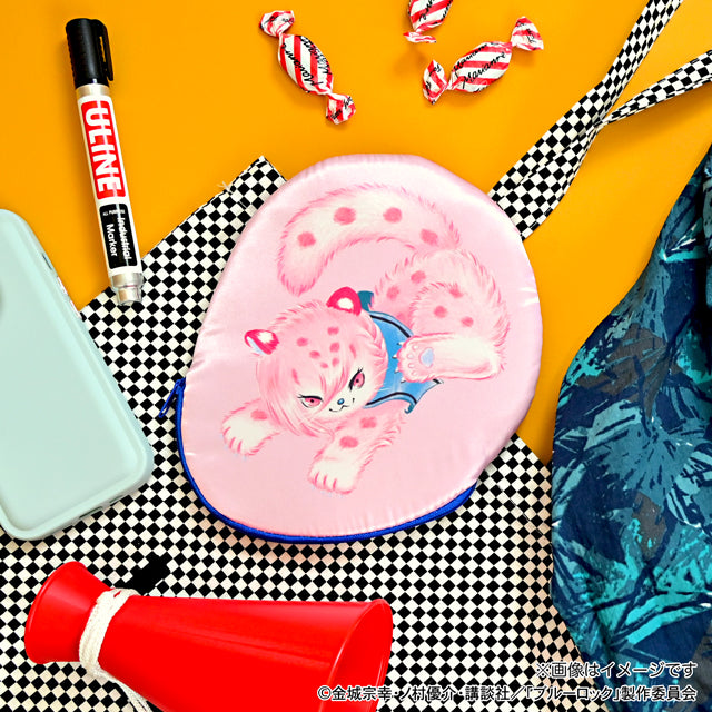 ブルーロック_Ms LUTRAコラボ ダイカットポーチ(千切 豹馬)