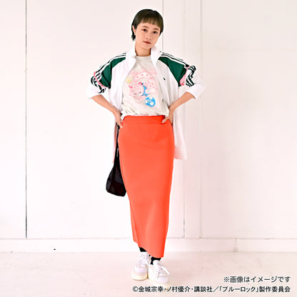 ブルーロック_Ms LUTRAコラボ ゆったりTシャツ(千切 豹馬)