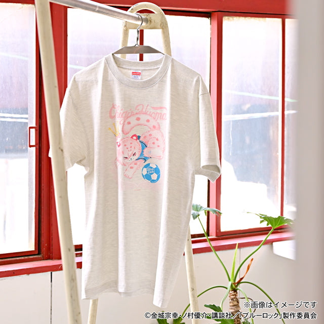 ブルーロック_Ms LUTRAコラボ ゆったりTシャツ(千切 豹馬)